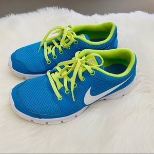 Nike Flex Experience Run Blue/Volt Sneakers